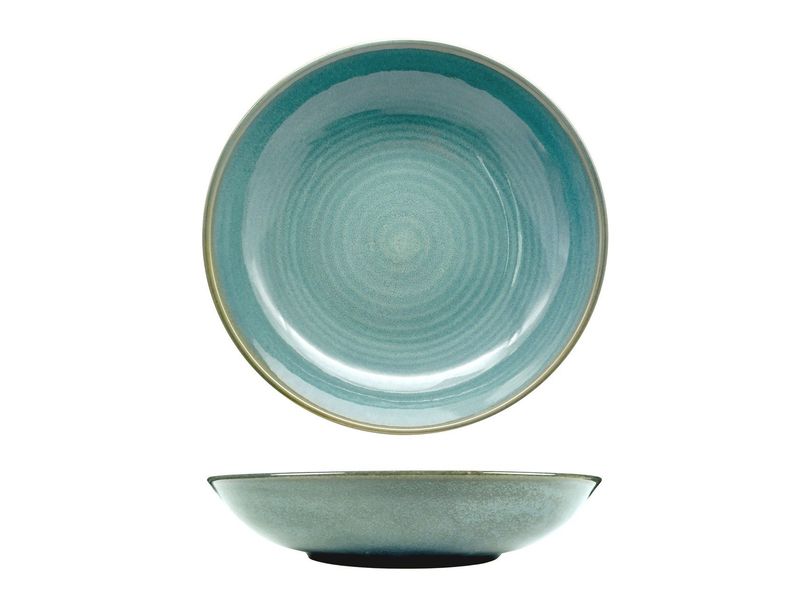 Pasta Bowl Coupe 30 cm Nuages Emerald - Lioness