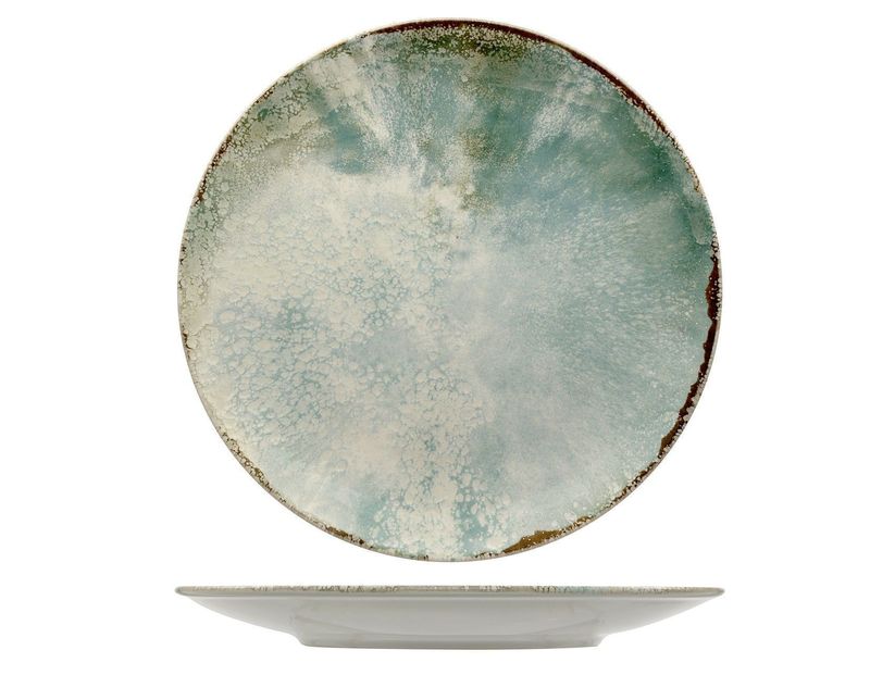 Piatto Piano Coupe 32 cm Matcha - Mesa Ceramics