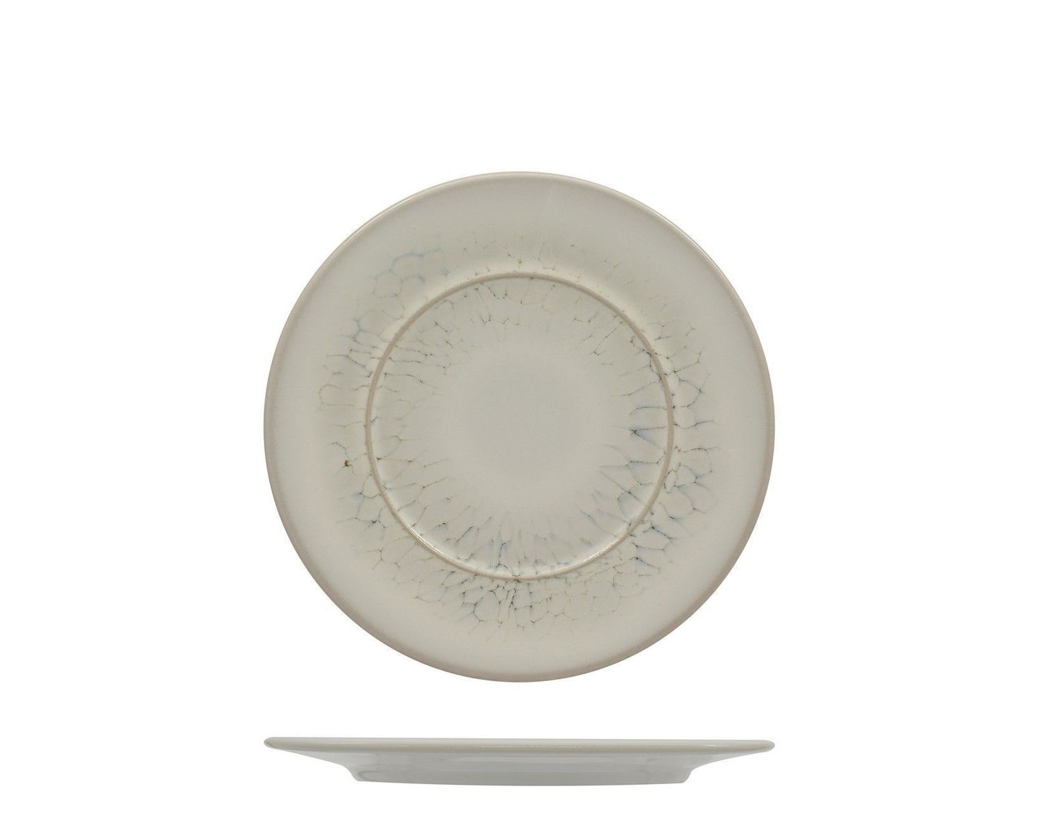 Piatto Piano con Falda 17 cm Luz - Mesa Ceramics