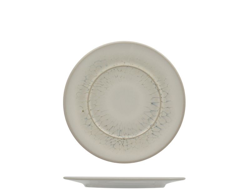 Piatto Piano con Falda 17 cm Luz - Mesa Ceramics
