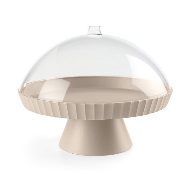 Alzata per Torta 3 Pezzi 30 x 24 cm Agora Moka Grey - Blim