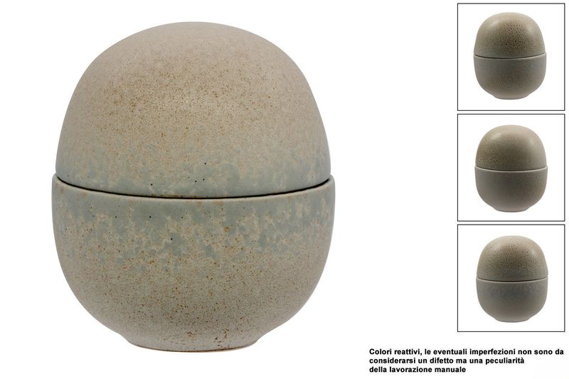 Coppetta Uovo con Coperchio 12,5 x 14 cm Antiqua - Feng