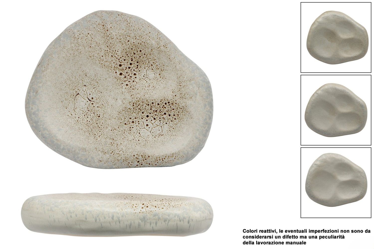 Piatto Alto Organic 26 x 22 cm Antiqua - Feng