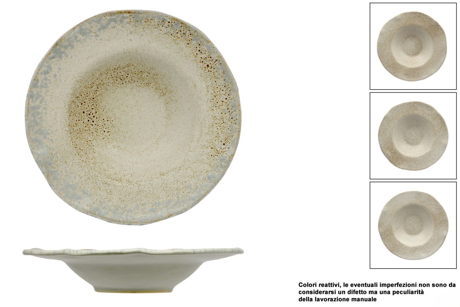 Pasta Bowl Organic 28 cm Antiqua - Feng