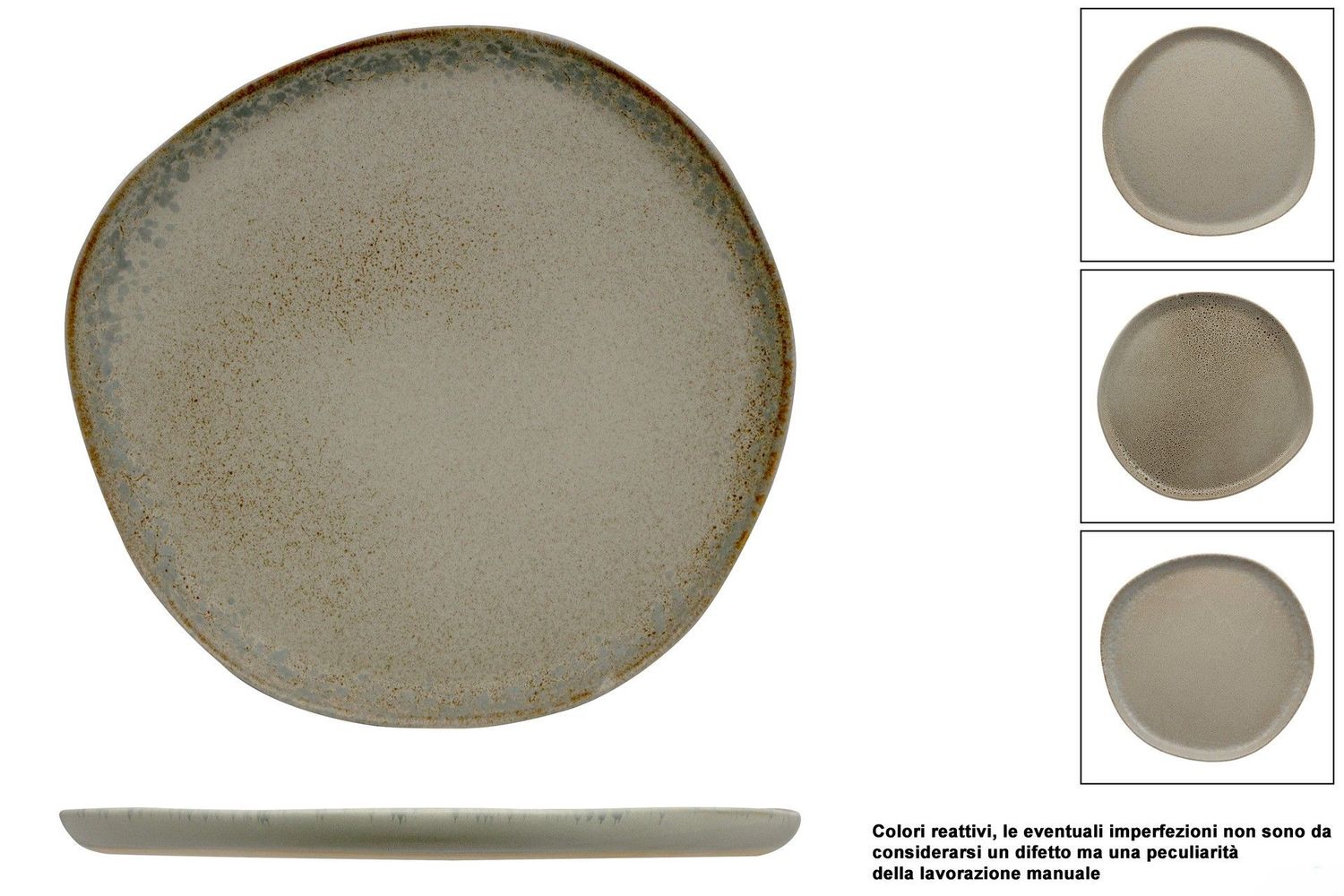 Piatto Piano Organic 26 cm Antiqua - Feng