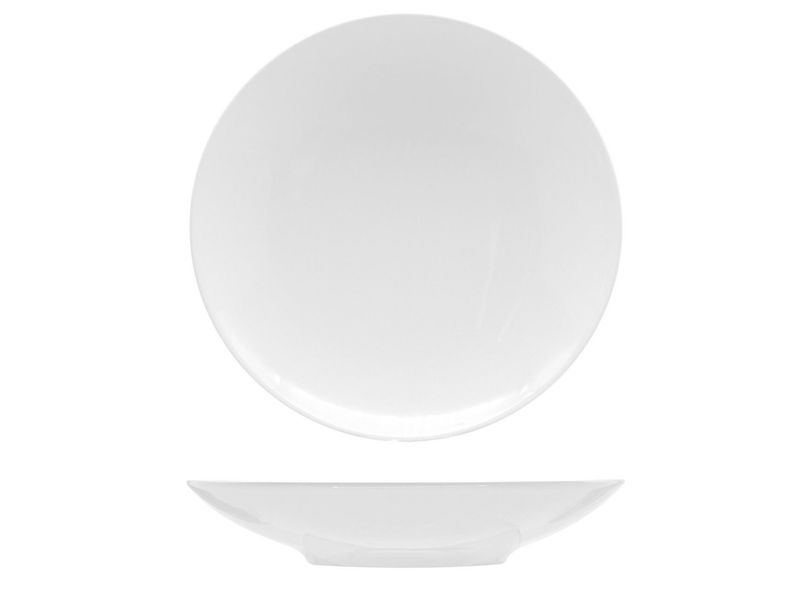 Piatto Pasta 29 cm Siviglia Bianco - Saturnia