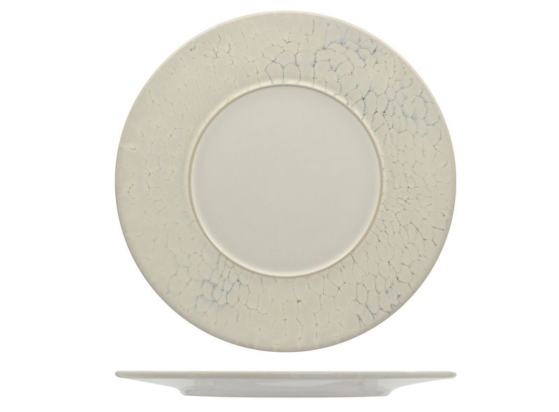 Piatto Piano con Falda 28,7 cm Luz - Mesa Ceramics