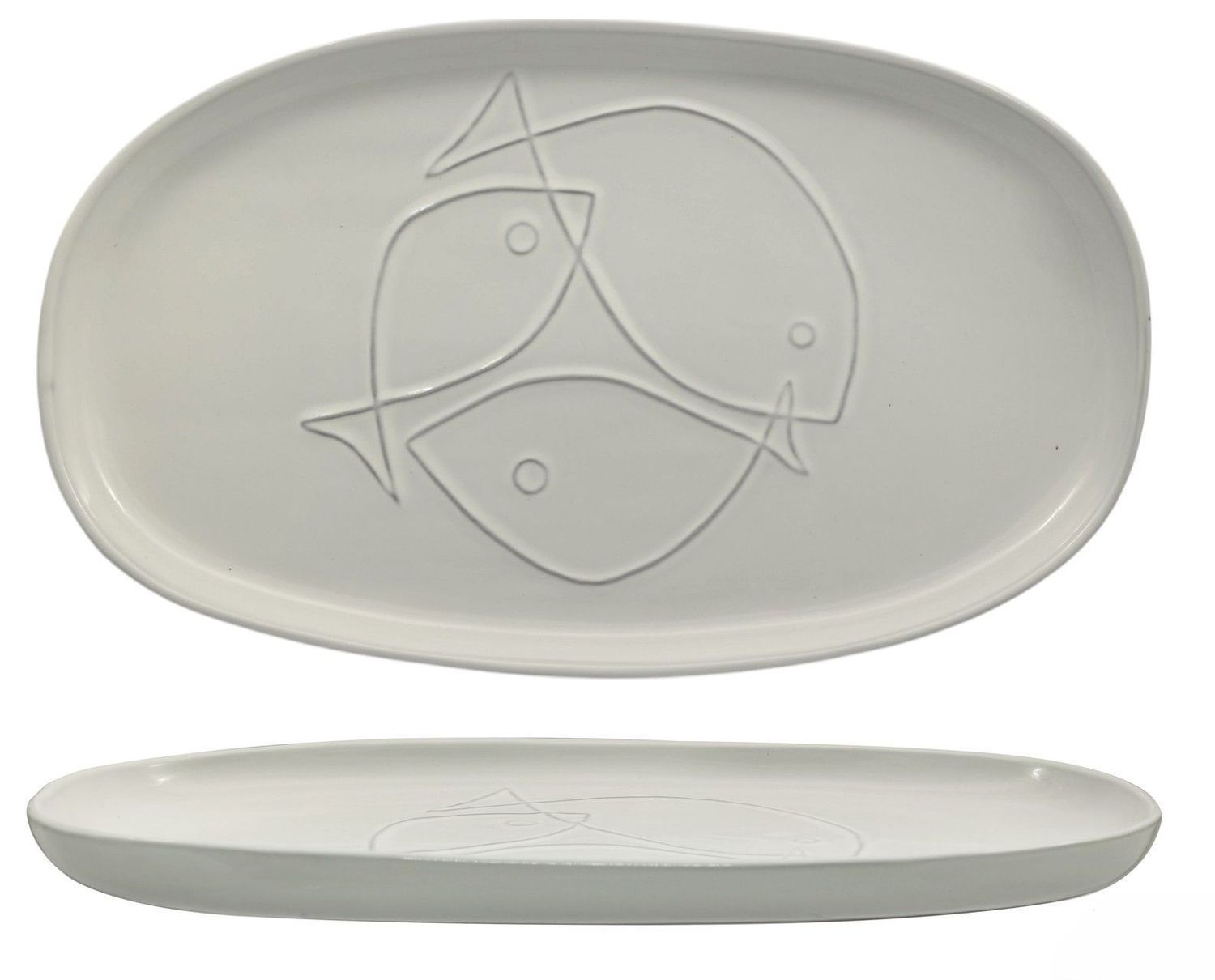 Piatto Ovale 37,5 x 21,5 cm Pelago - Feng