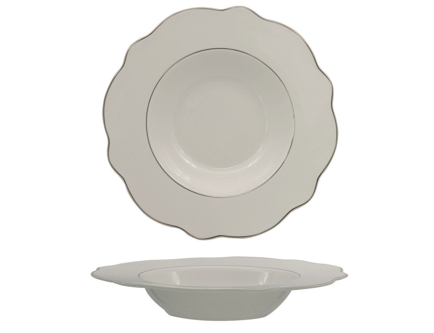 Pasta Bowl 27 cm Grace Filo Oro - Feng