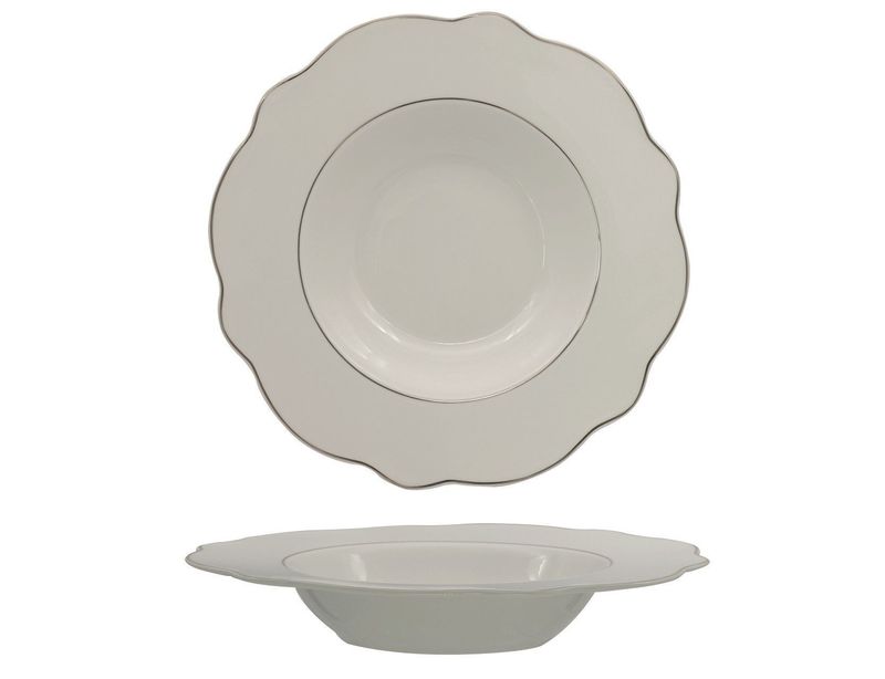 Pasta Bowl 27 cm Grace Filo Oro - Feng