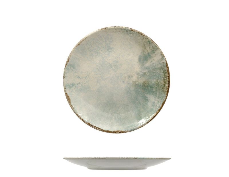 Piatto Piano Coupe 15 cm Matcha - Mesa Ceramics