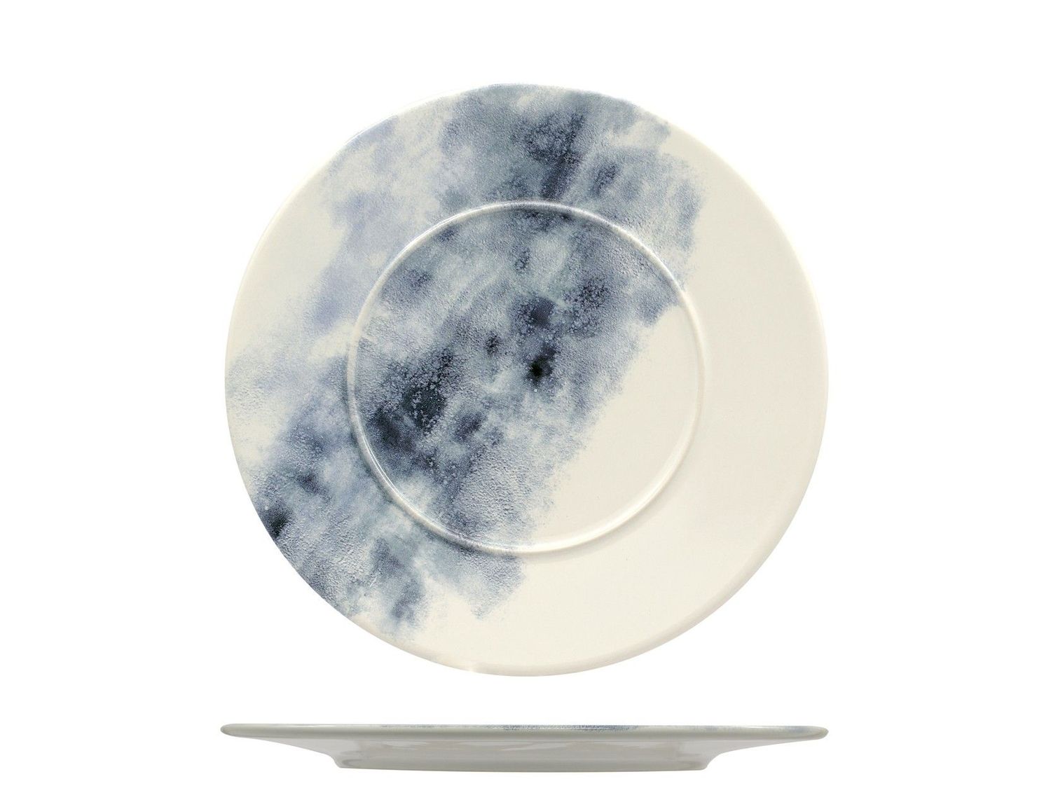 Piatto Piano con Falda 22 cm Estoril - Mesa Ceramics