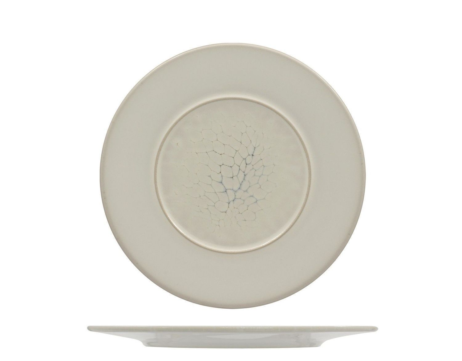 Piatto Piano con Falda 22 cm Luz - Mesa Ceramics