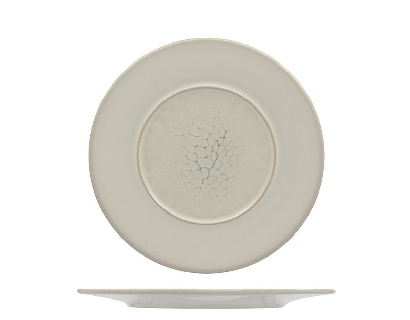 Piatto Piano con Falda 22 cm Luz - Mesa Ceramics