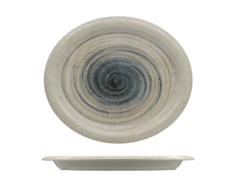 Piatto Ovale 29 cm Giotto Around - Saturnia