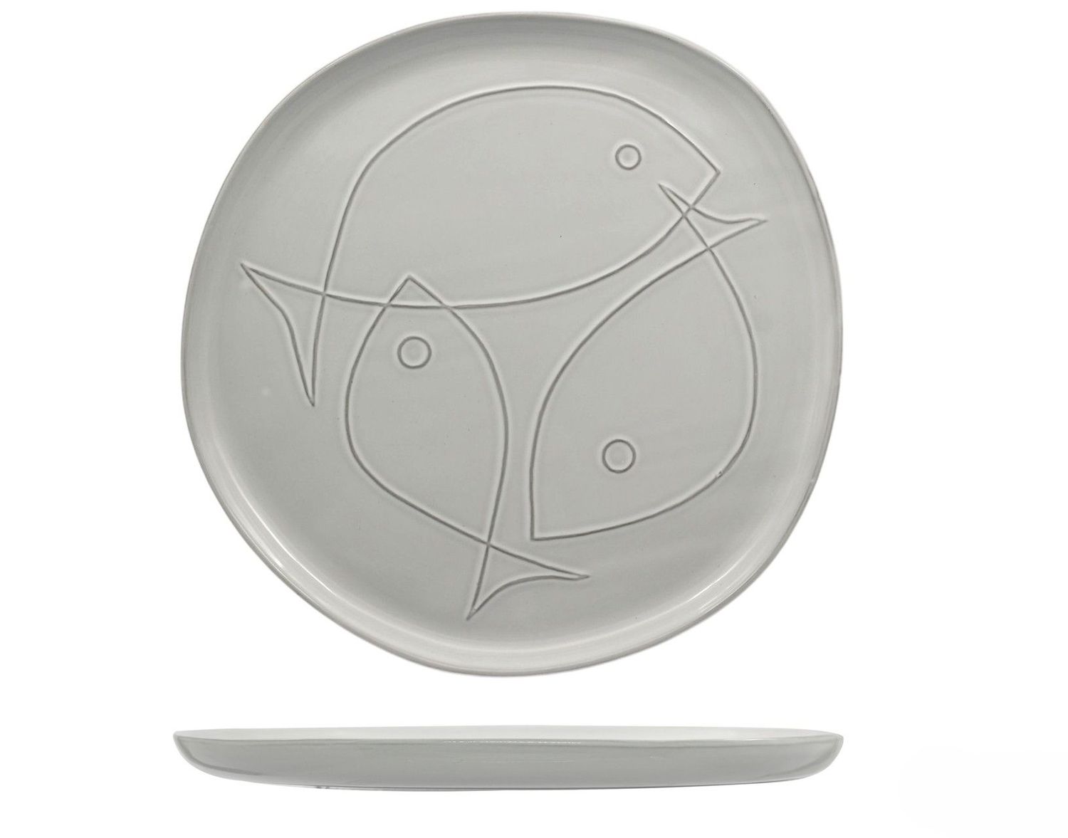 Piatto Piano Organic 31 cm Pelago - Feng