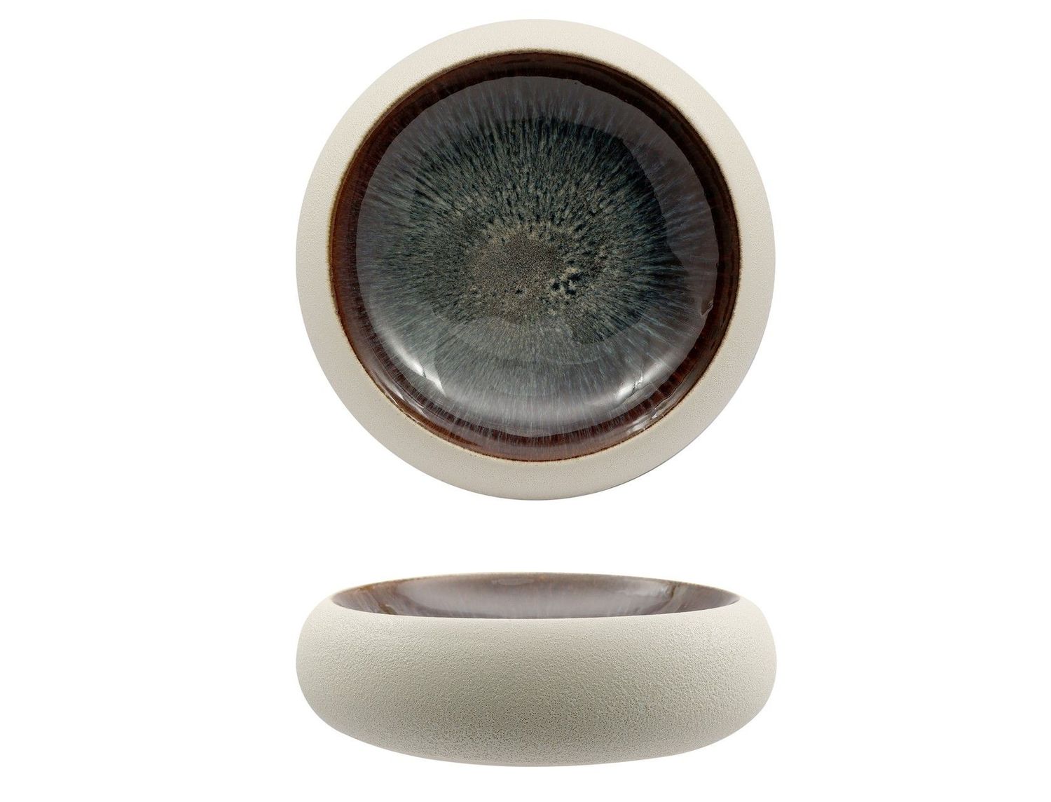 Piatto Alto 23,3 cm Genesys Evo Blu - Feng