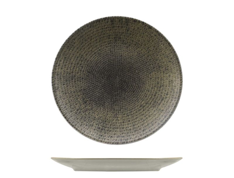 Piatto Frutta 21 cm Nail Brown - Saturnia