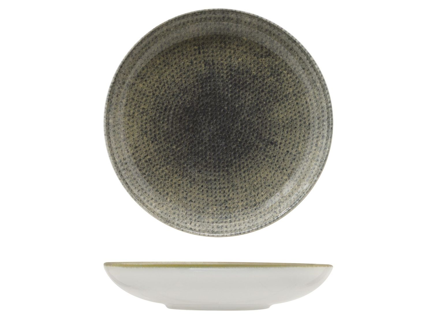 Piatto Fondo 22 cm Nail Brown - Saturnia