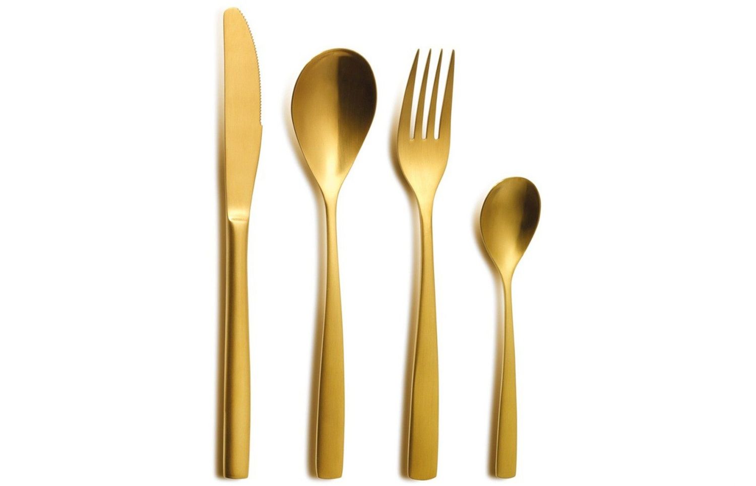 Set 24 Posate Bcn Colors Oro - Comas