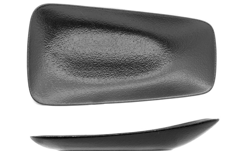Piatto Rettangolare 24 x 13 cm Black Dazzle - Ariane