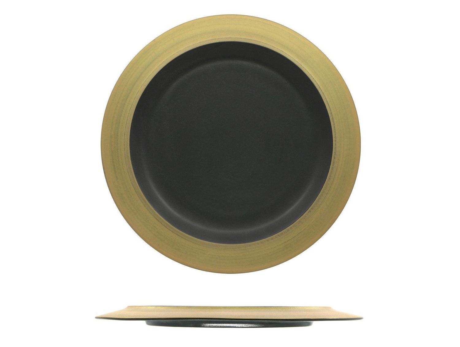 Piatto Piano 31 cm Kama Oro - Ariane