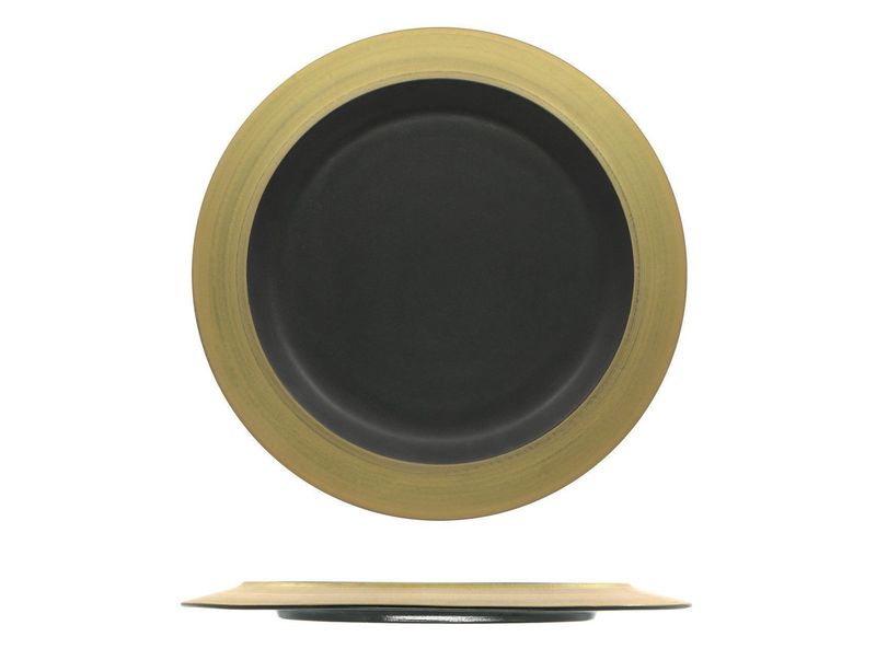 Piatto Piano 31 cm Kama Oro - Ariane