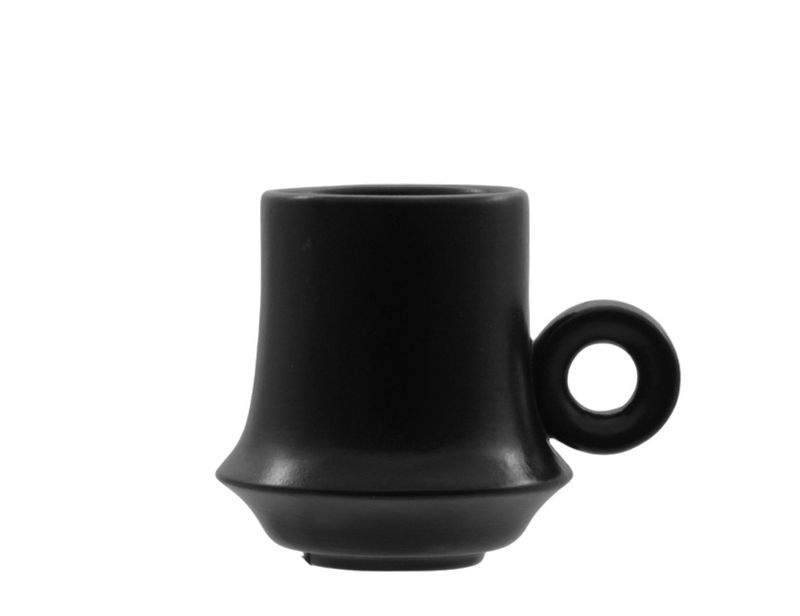 Tazza Caffè senza Piatto 8 cl Kama Nero - Ariane