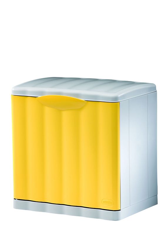 Pattumiera 40 x 30 cm Giallo Amica - Stefanplast