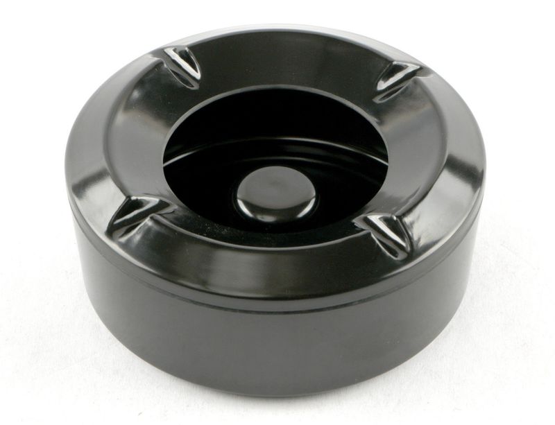 Posacenere Antivento 10,5 cm Nero - Horeca Professional