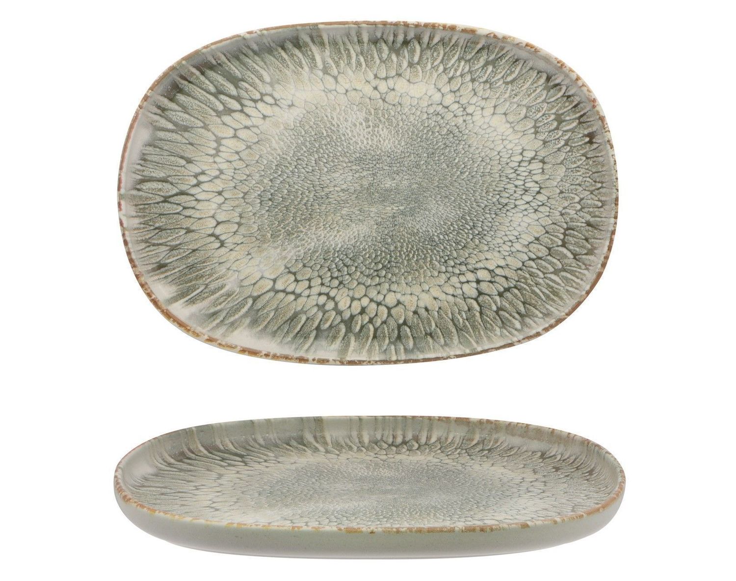 Vassoio Ovale 33 x 23 cm Dust - Mesa Ceramics