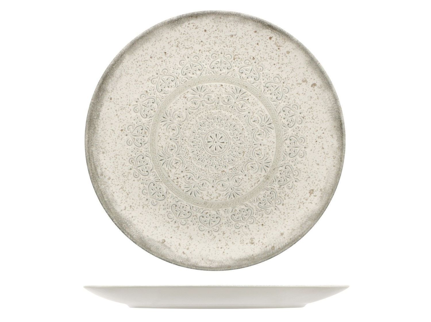 Piatto Piano Coupe 33 cm Lace - Mesa Ceramics