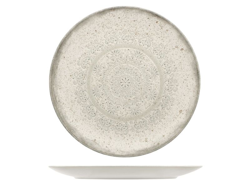 Piatto Piano Coupe 33 cm Lace - Mesa Ceramics