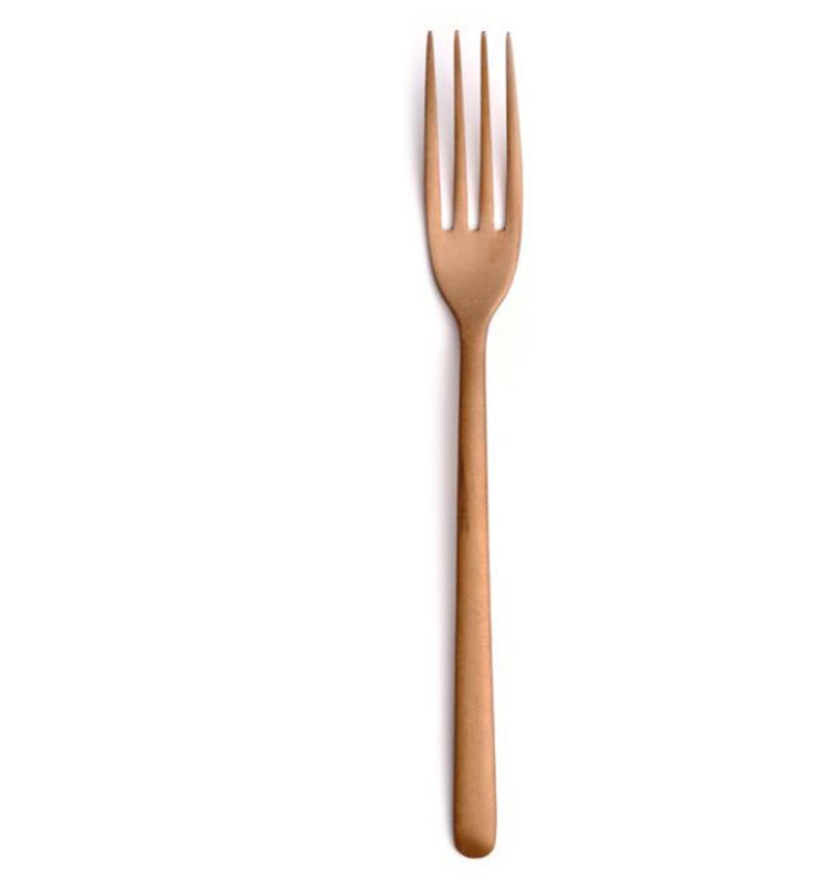 Forchetta Dolce 15 cm Canada Vintage Rame - Comas
