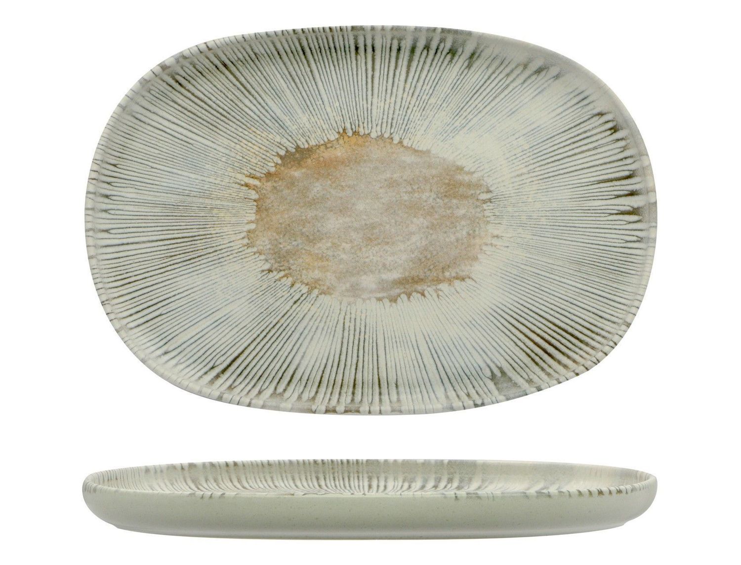 Vassoio Ovale 33 x 23 cm Ninphea - Mesa Ceramics