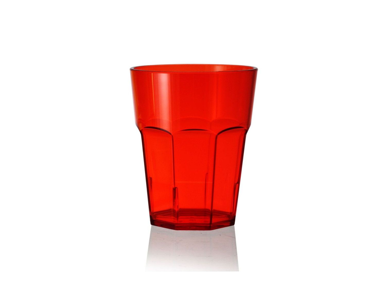 Bicchiere 35 cl Rosso Policarbonato - Mori 2A
