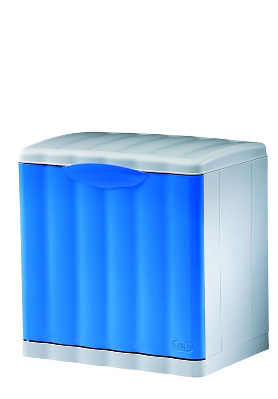 Pattumiera 40 x 30 cm Azzurro Amica - Stefanplast