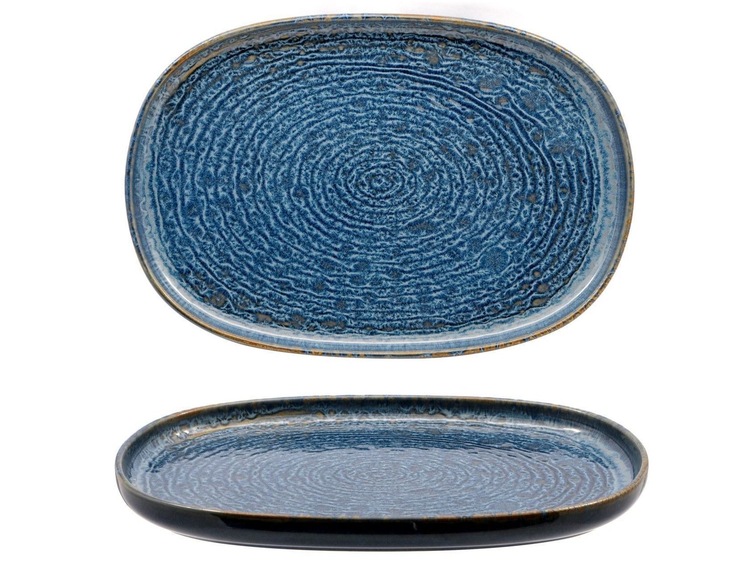 Vassoio Ovale 33 x 23 cm Okeanos - Mesa Ceramics