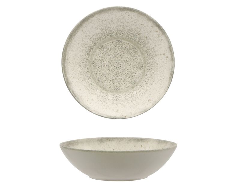 Piatto Fondo 22,4 cm Lace - Mesa Ceramics