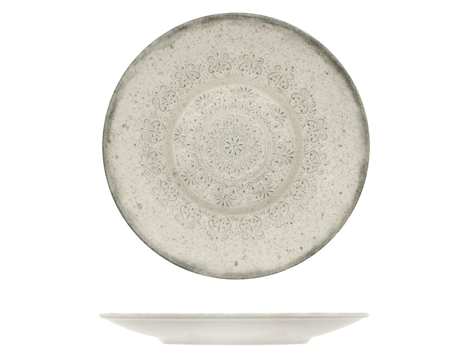 Piatto Piano Coupe 21 cm Lace - Mesa Ceramics