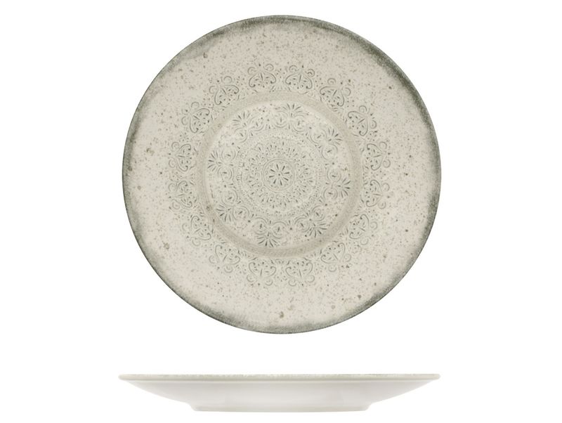 Piatto Piano Coupe 21 cm Lace - Mesa Ceramics