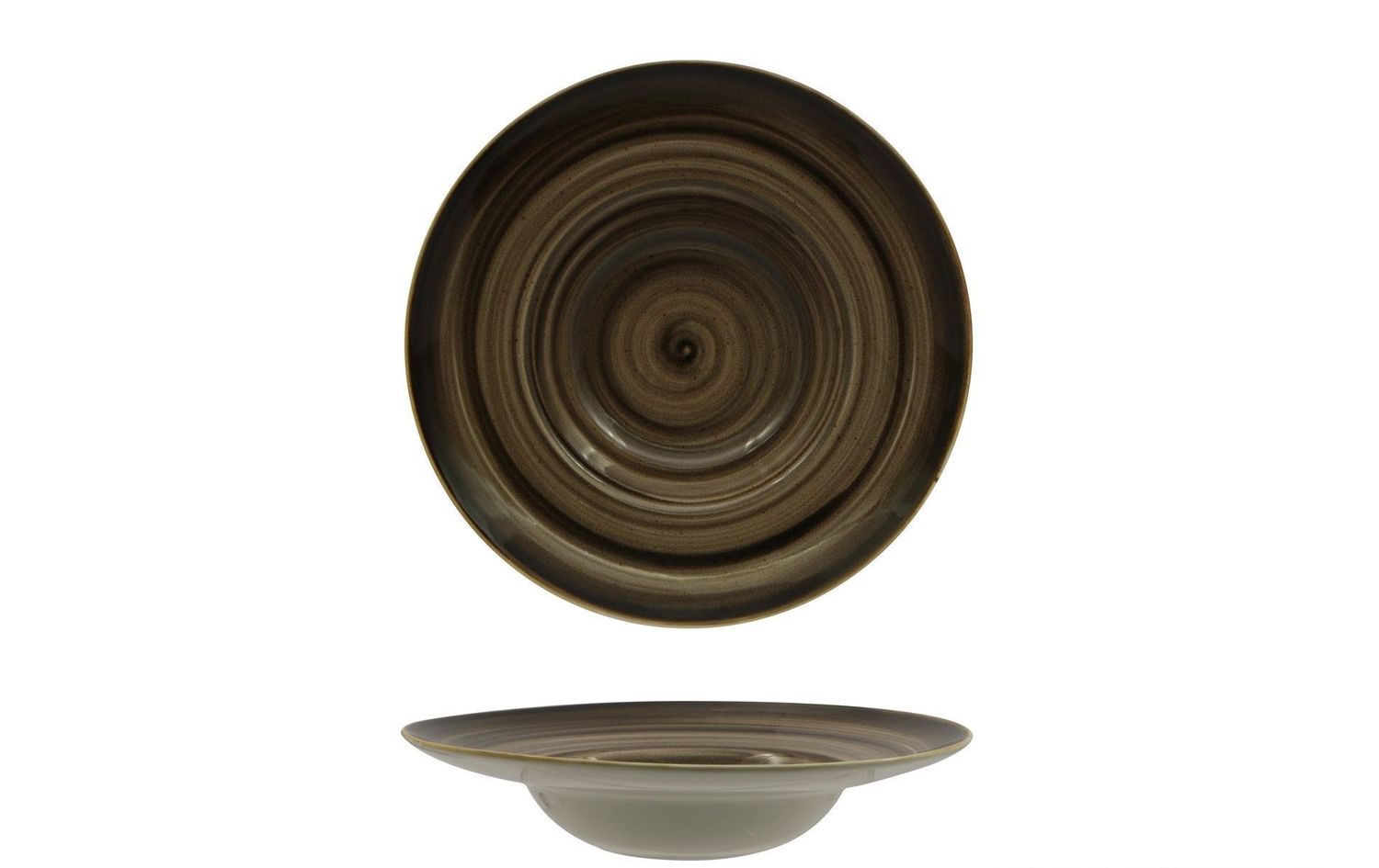Pasta Bowl 28 cm Java Woodland Brown - Sango Hospitality