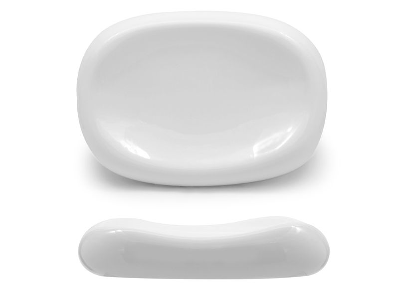 Piatto Alto Oblungo 12 x 9 x 2,6 cm Selecta - Feng