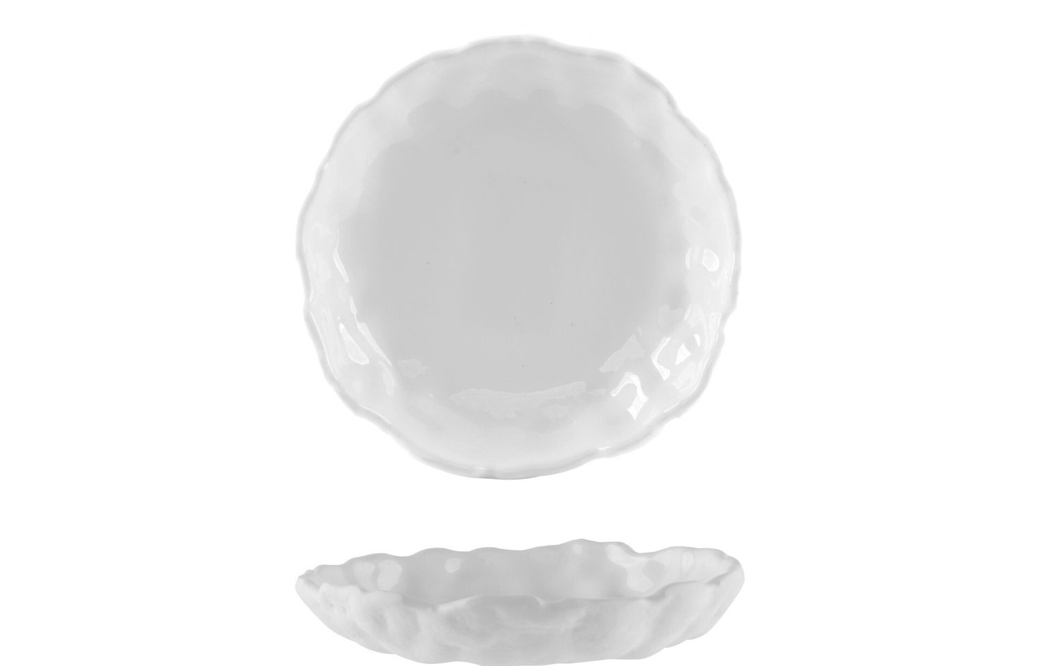Piatto 14,5 cm Bianco Magma - Feng