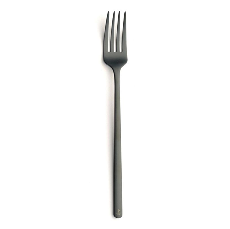 Forchetta Tavola 21,8 cm Atlàntida Ice Black - Comas