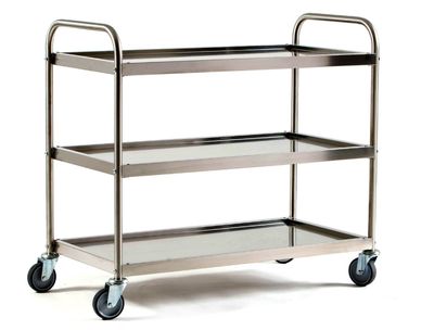 Carrello Inox 3 Piani 103 x 52 x 92 cm - Gi.Metal