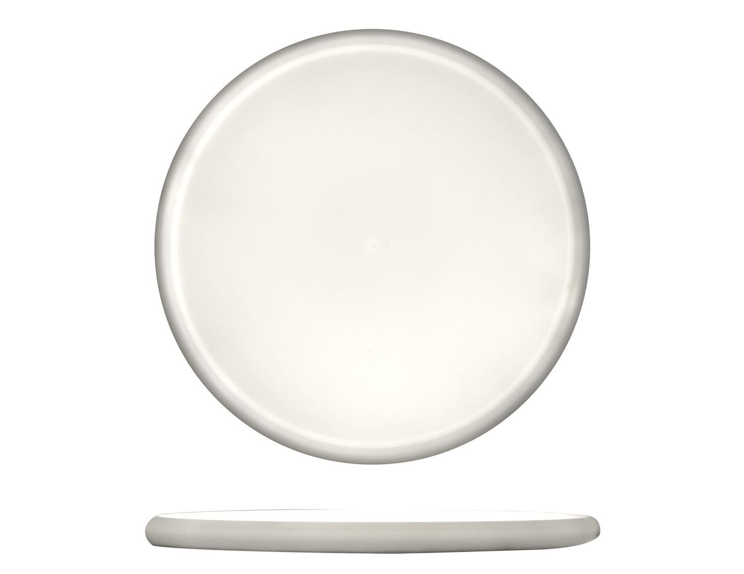 Sottopiatto Vassoio Luminoso 32 cm Moon Bianco - Feng
