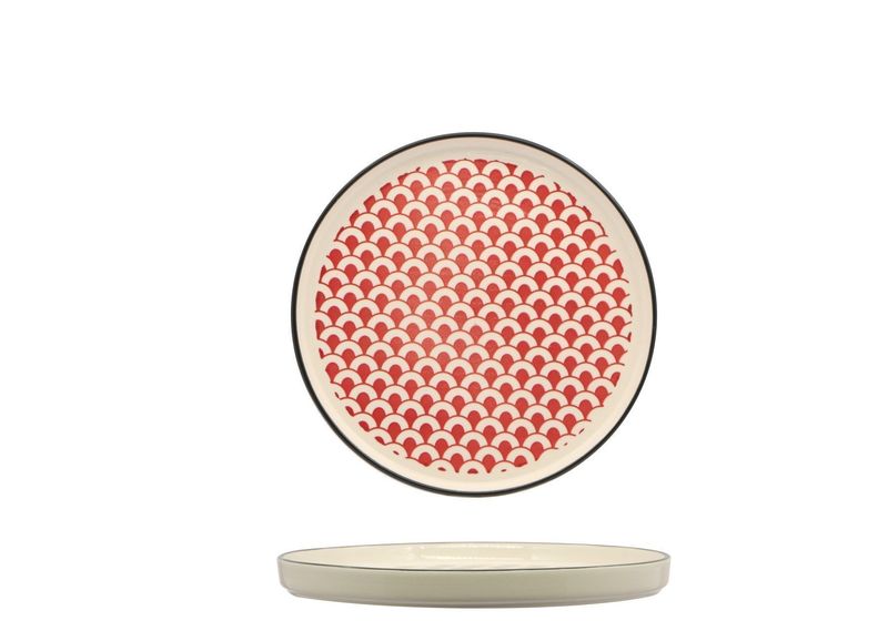 Piatto Nordic Red 21 cm Mosaik - Lioness