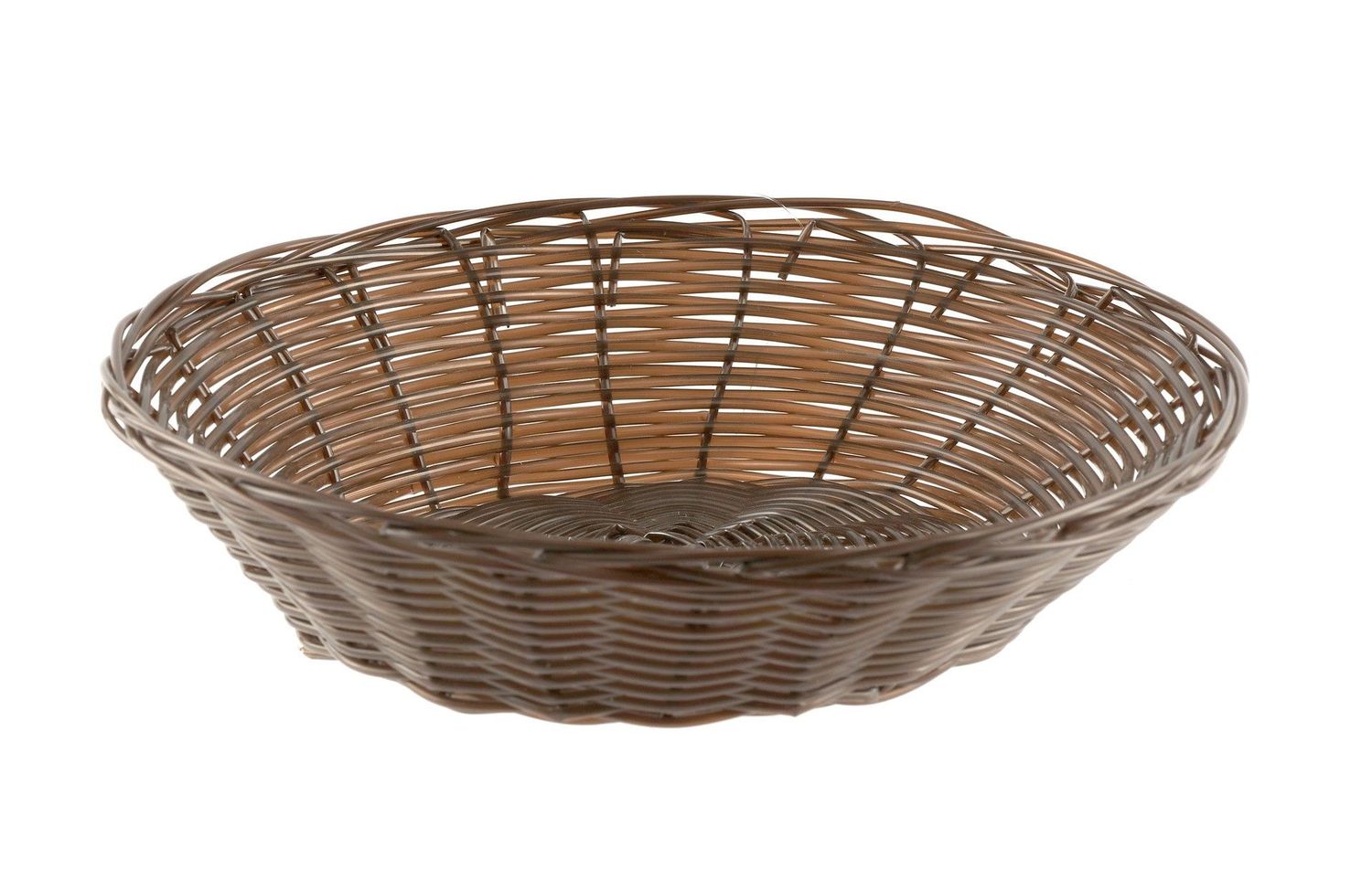Cestino Tondo Marrone 21,5 x 5,5 cm - Horeca Professional