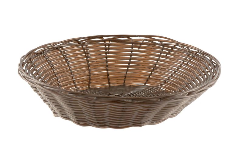 Cestino Tondo Marrone 21,5 x 5,5 cm - Horeca Professional